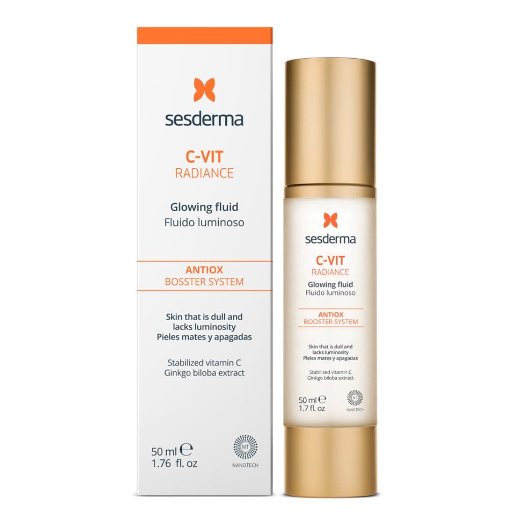 SESDERMA C-VIT švytėjimo suteikiantis fluidas, 50ml