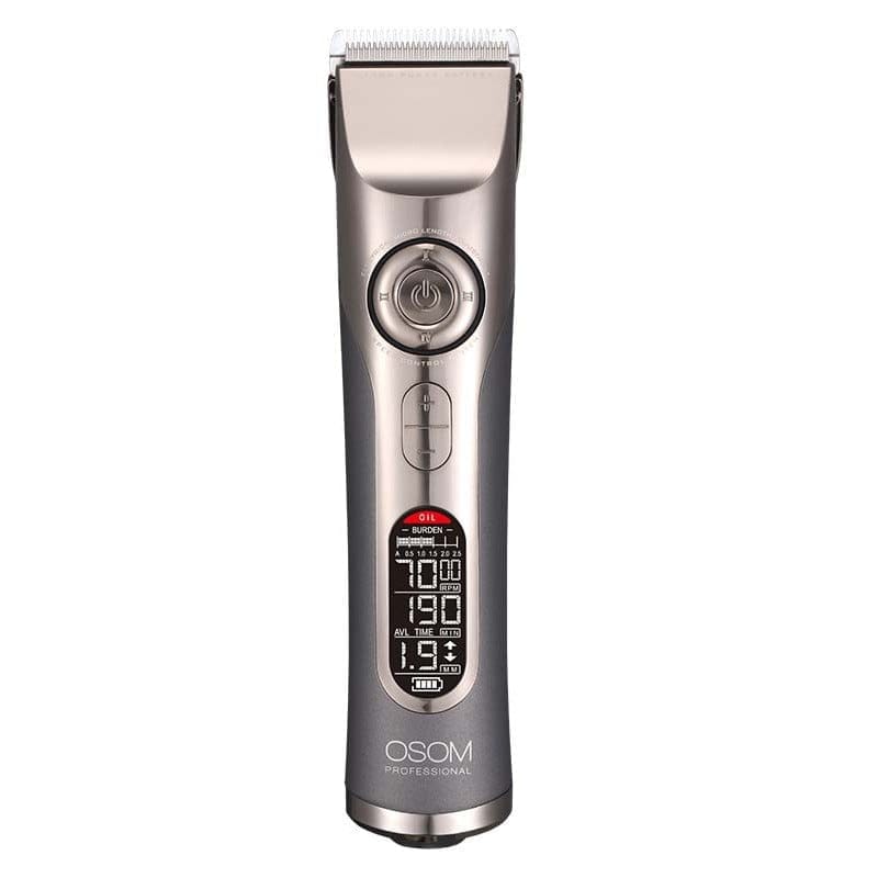 Profesionali plaukų kirpimo mašinėlė OSOM Professional Hair Clipper OSOMHC980, reguliuojamas kirpimo ilgis 1 - 1,9 mm, su 8 šukutėmis Profesionali plaukų kirpimo mašinėlė OSOM Professional Hair Clipper OSOMHC980, reguliuojamas kirpimo ilgis 1 - 1,9 mm, su 8 šukutėmis