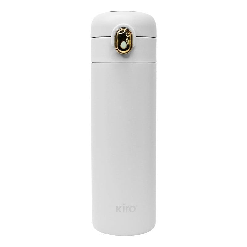 Termogertuvė KIRO su skaitmeniniu termometru KI166WH, 380 ml, balta