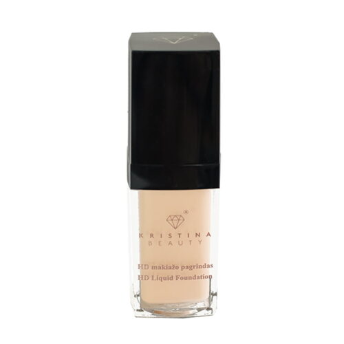 1.10 Beige Porcelain HD makiažo pagrindas Kristina Beauty Kristina Beauty HD makiažo pagrindas 1.10 Beige Porcelain, 25ml
