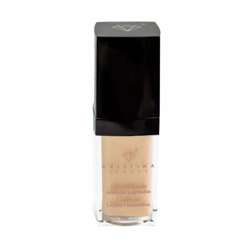 3.10 Honey Gold ilgai išliekantis makiažo pagrindas Kristina Beauty Kristina Beauty ilgai išliekantis makiažo pagrindas 3.10 Honey Gold, 25ml