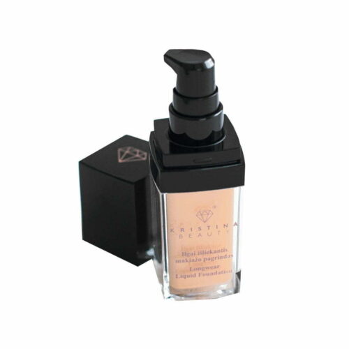 makiazo pagrindas kristina beauty.jpg 1 Kristina Beauty ilgai išliekantis makiažo pagrindas 3.10 Honey Gold, 25ml