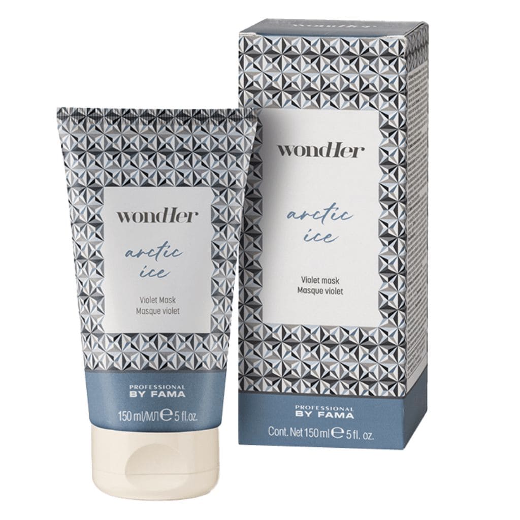 WondHer kaukė su violetiniu pigmentu šviesiaplaukėms WondHer Arctic Ice 150ml-min WONDHER kaukė Arctic Ice su violetiniu pigmentu šviesiaplaukėms, 150ml