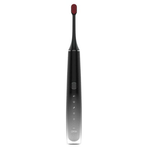 Įkraunamas elektrinis, garsinis dantų šepetėlis OSOM Oral Care Sonic Toothbrush Black OSOMORALT40BL, su veido valymo/masažavimo antgaliu Įkraunamas elektrinis, garsinis dantų šepetėlis OSOM Oral Care Sonic Toothbrush Black OSOMORALT40BL, su veido valymo/masažavimo antgaliu