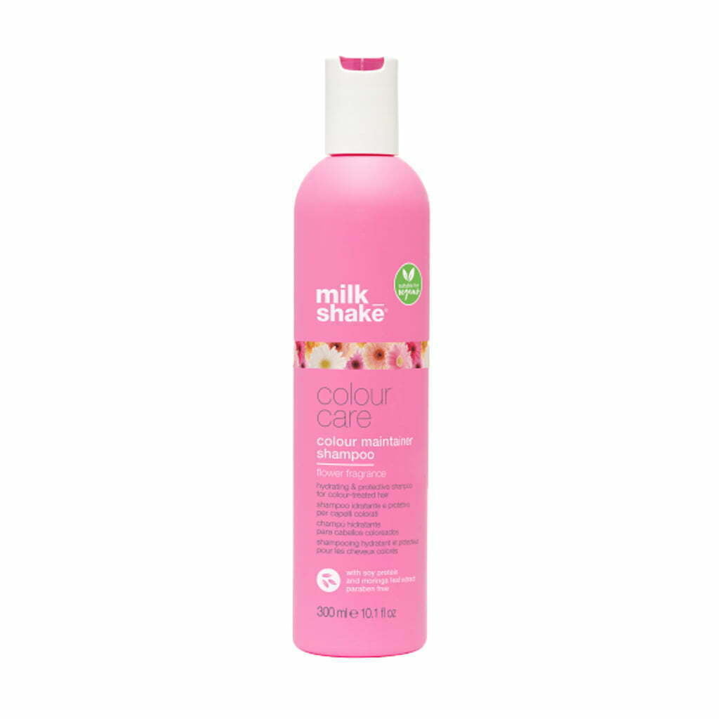 Milk Shake drėkinamasis šampūnas dažytiems plaukams COLOUR MAINTAINER SHAMPOO, FLOWER FRAGRANCE, 300 ml Milk Shake drėkinamasis šampūnas dažytiems plaukams COLOUR MAINTAINER SHAMPOO, FLOWER FRAGRANCE, 300 ml
