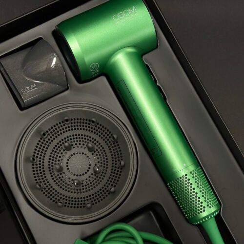 Plaukų džiovintuvas OSOM Professional Touch Sensor Hair Dryer Green OSOMP182GN, 1600 W, žalias-min Plaukų džiovintuvas OSOM Professional Touch Sensor Hair Dryer Green OSOMP182GN, 1600 W, žalias