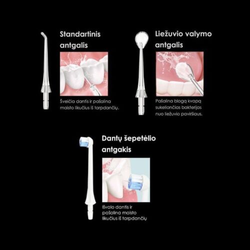 OSOM Oral Care burnos irigatorius (3)-min OSOM Oral Care burnos irigatorius OSOMORAL131WH, baltas