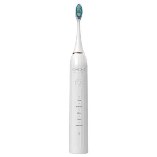 OSOM Oral Care įkraunamas, elektrinis, garsinis dantų šepetėlis Toothbrush White OSOMORALM1WH, baltos spalvos-min OSOM Oral Care įkraunamas, elektrinis, garsinis dantų šepetėlis Toothbrush White OSOMORALM1WH, baltos spalvos