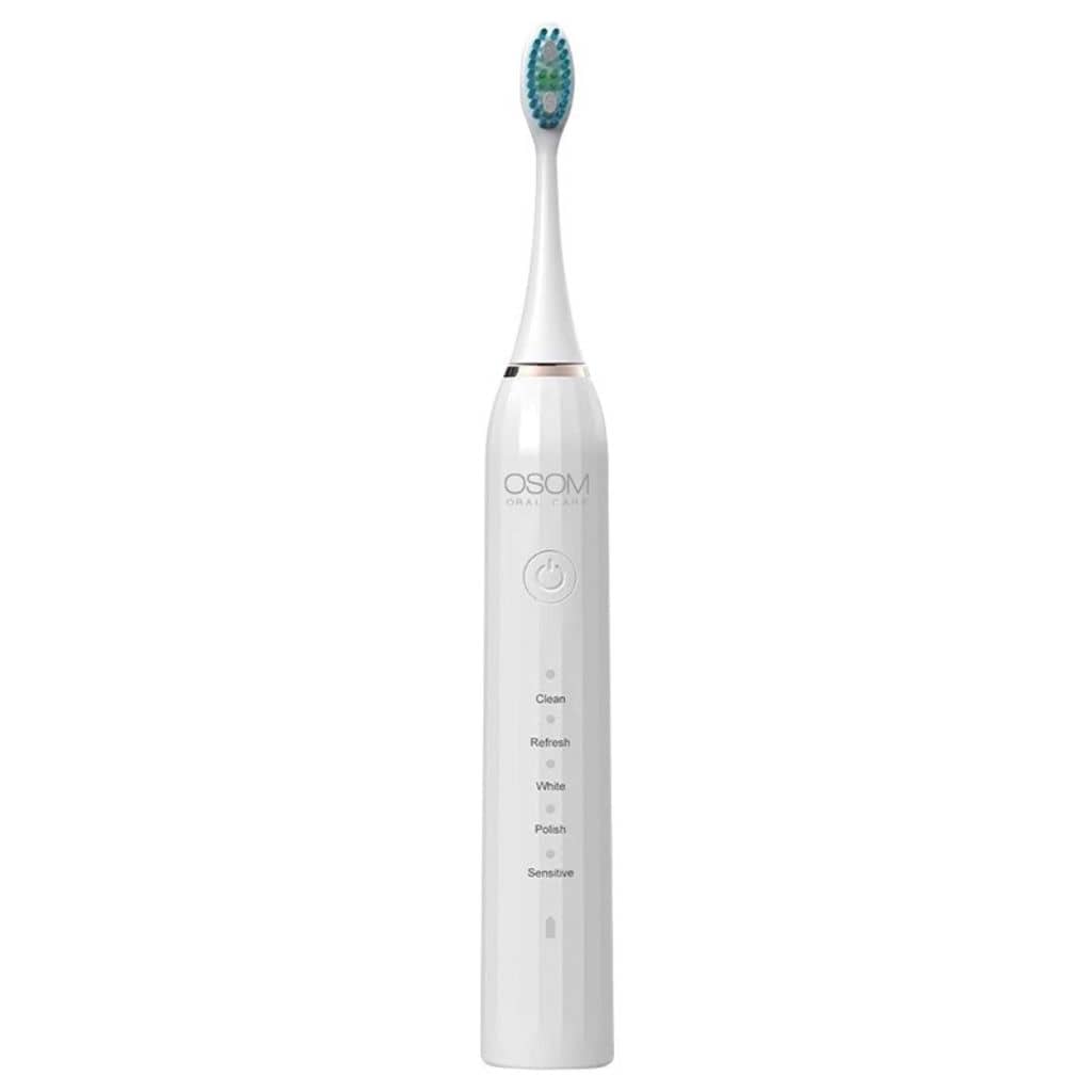 OSOM Oral Care įkraunamas, elektrinis, garsinis dantų šepetėlis Toothbrush White OSOMORALM1WH, baltos spalvos-min OSOM Oral Care įkraunamas, elektrinis, garsinis dantų šepetėlis Toothbrush White OSOMORALM1WH, baltos spalvos