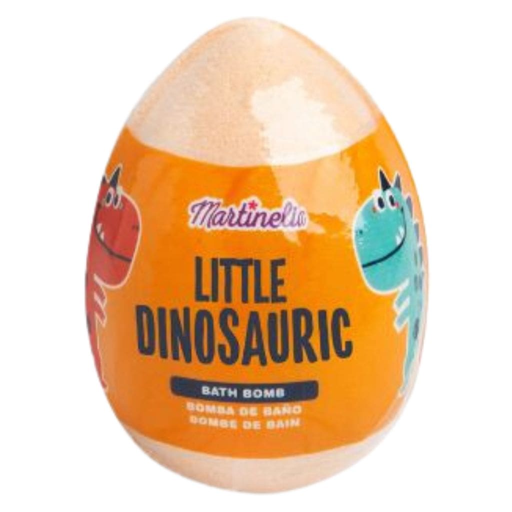 MARTINELIA vonios burbulas kiaušinio formos su siurprizu viduje Little Dinosauric, apelsinų kvapo, 100g-min MARTINELIA vonios burbulas kiaušinio formos su siurprizu viduje Little Dinosauric, apelsinų kvapo, 100g
