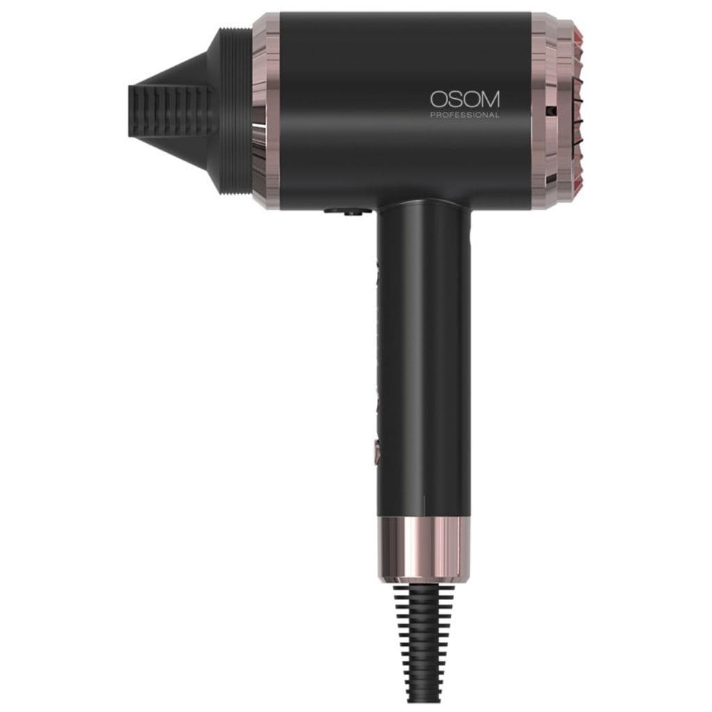 OSOM Professional plaukų džiovintuvas Black Hair Dryer OSOM6800BLHD, juodos spalvos, 1800W-min OSOM Professional plaukų džiovintuvas Black Hair Dryer OSOM6800BLHD, juodos spalvos, 1800W