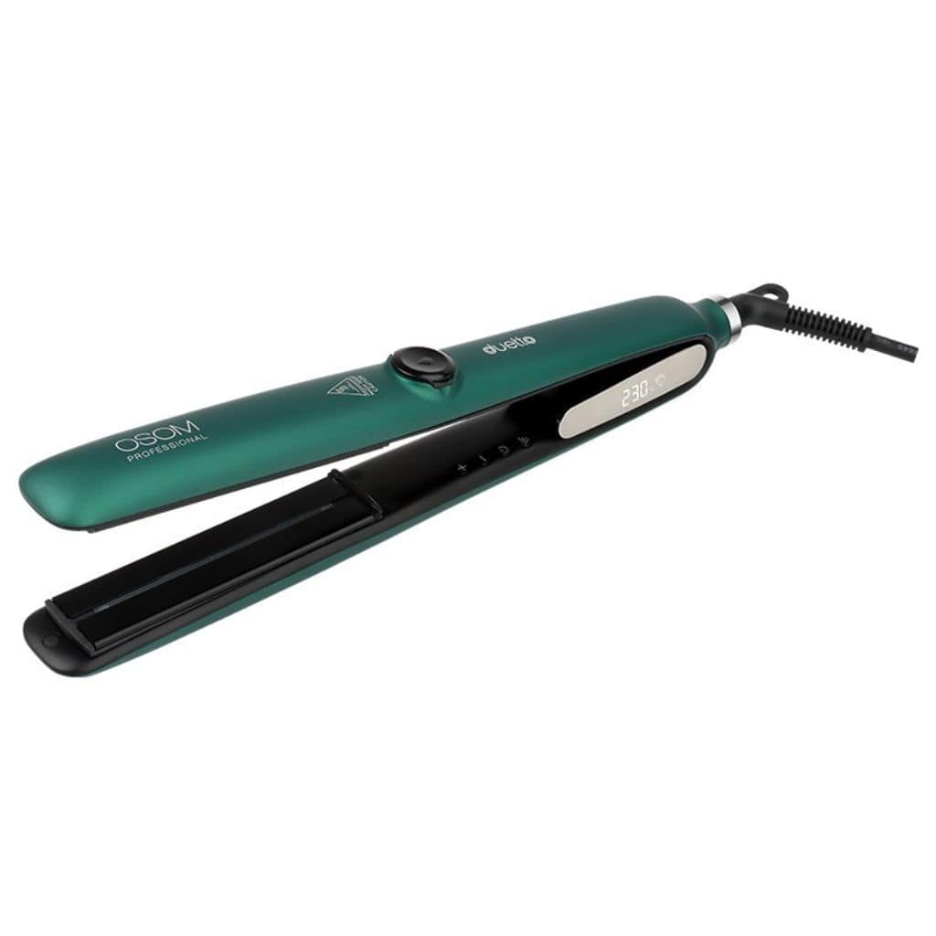 OSOM Professional plaukų tiesintuvas Duetto Automatic Steam & Infrared Hair Straightener Green OSOMP089GR, su garų ir infraredo funkcijomis, žalios spalvos-min OSOM Professional plaukų tiesintuvas Duetto Automatic Steam & Infrared Hair Straightener Green OSOMP089GR, su garų ir infraredo funkcijomis, žalios spalvos