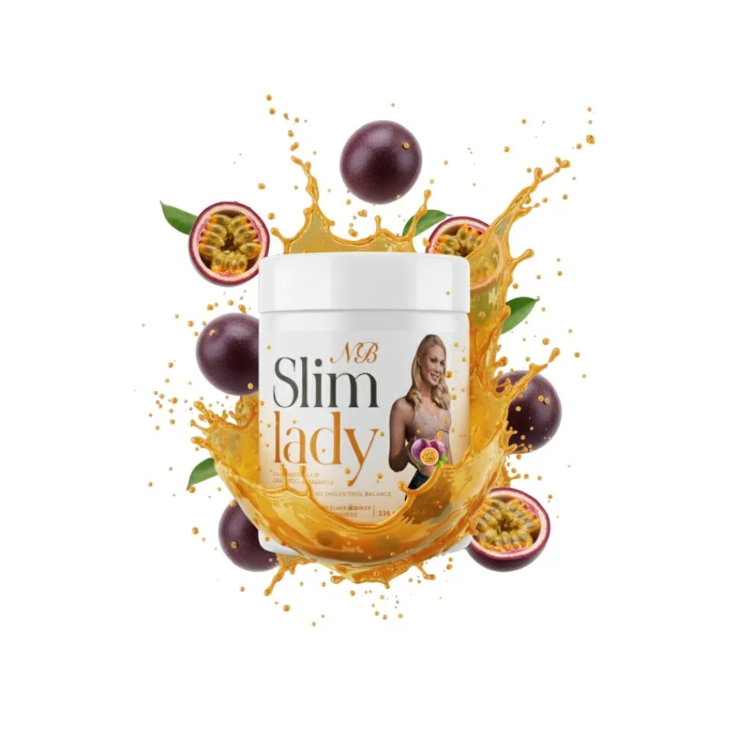 Slim Lady – skaidulų kompleksas, pasiflorų skonio, 225g