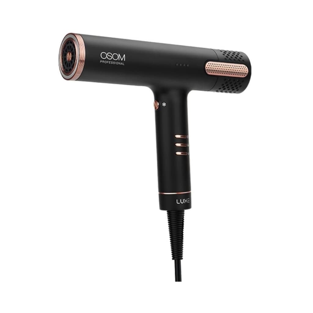 OSOM Professional plaukų džiovintuvas LUXE BLDC High Speed Hair Dryer OSOMPF08BL, 1500W, juodos spalvos-min OSOM Professional plaukų džiovintuvas LUXE BLDC High Speed Hair Dryer OSOMPF08BL, 1500W, juodos spalvos