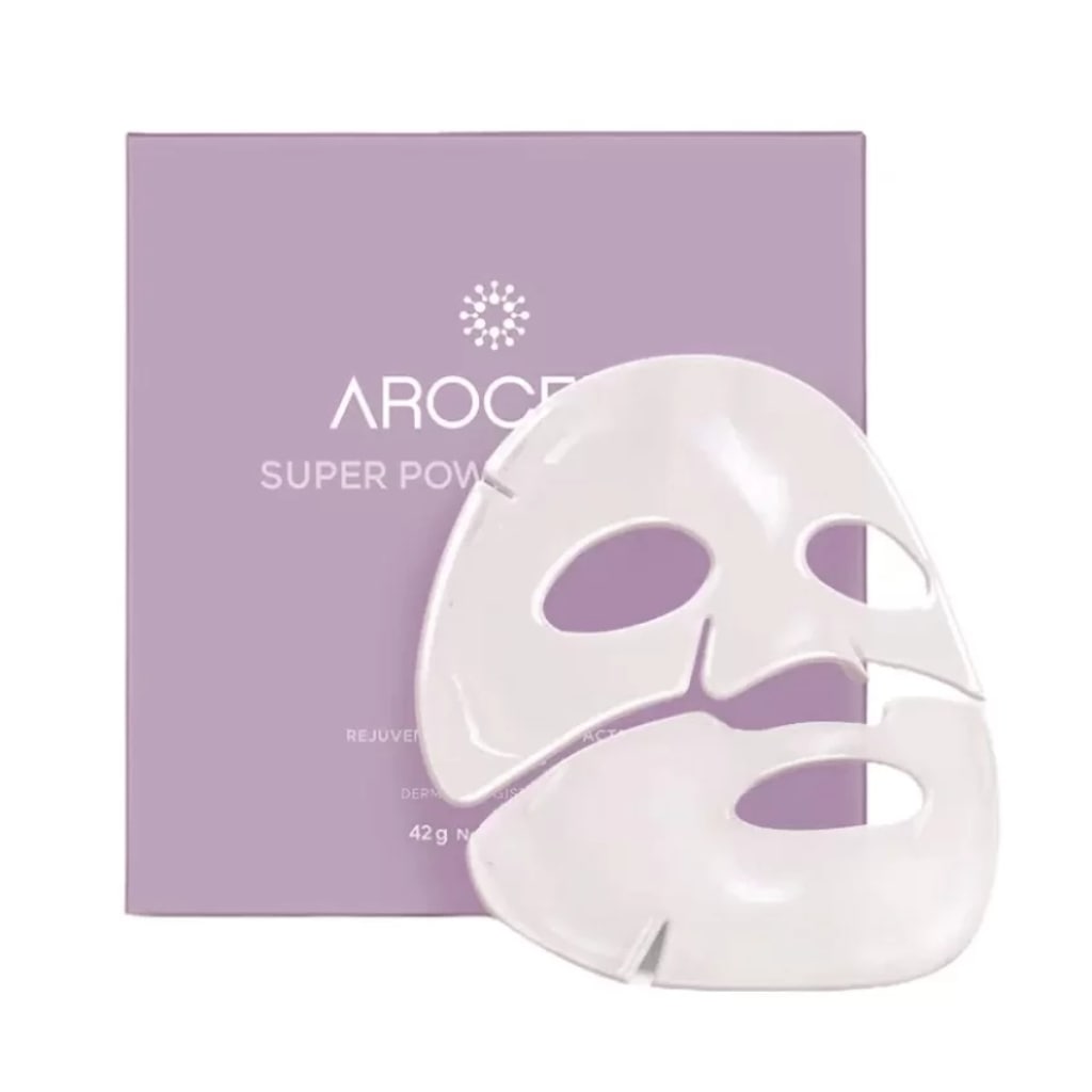 Arocell intensyviai drėkinanti kaukė su kolagenu Super Power Mask EX, 1vnt-min Arocell intensyviai drėkinanti kaukė su kolagenu Super Power Mask EX, 1vnt.