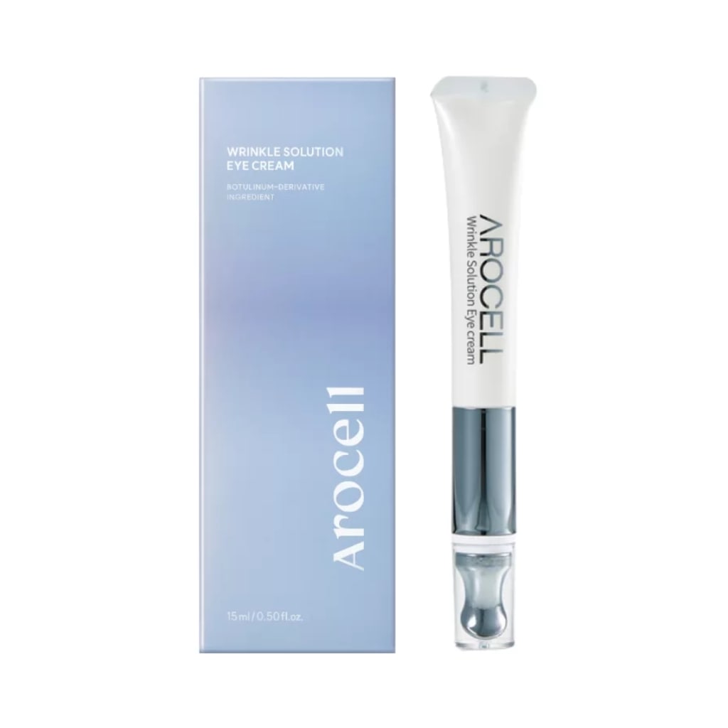 Arocell paakių kremas su masažine galvute Wrinkle Solution Eye Cream, 15ml-min Arocell paakių kremas su masažine galvute