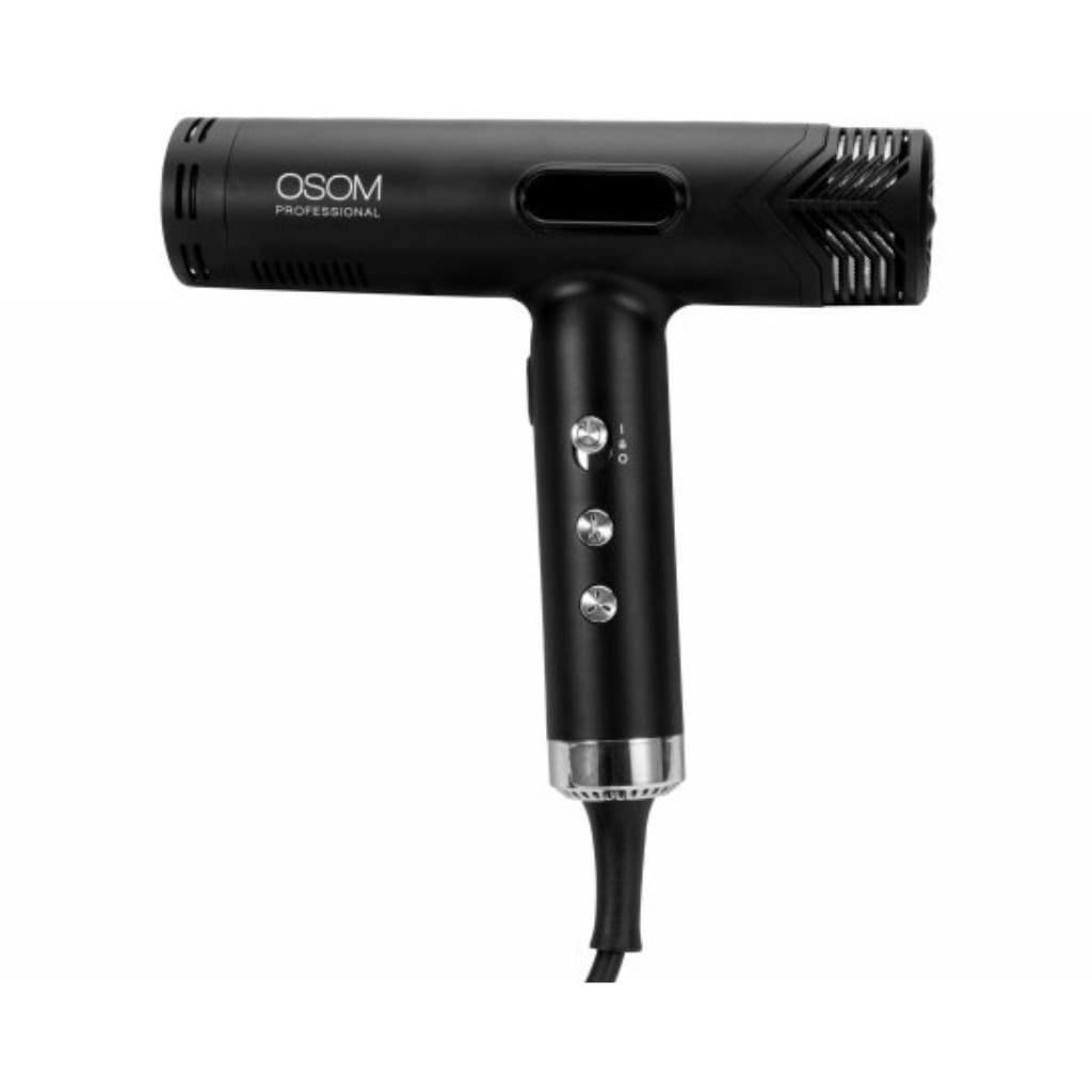 OSOM Professional plaukų džiovintuvas VORTEX High Speed BLDC Hair Dryer OSOMP6809BL, juodos spalvos, 1800W-min OSOM Professional plaukų džiovintuvas VORTEX High Speed BLDC Hair Dryer OSOMP6809BL, juodos spalvos, 1800W