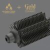 Diva Pro Styling garbanojimo šukos Precious Metals Gold Dust Full Volume, Curling and Styling Hot Brush