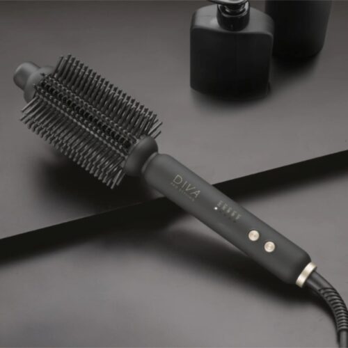 Diva Pro Styling garbanojimo šukos Precious Metals Gold Dust Full Volume, Curling and Styling Hot Brush