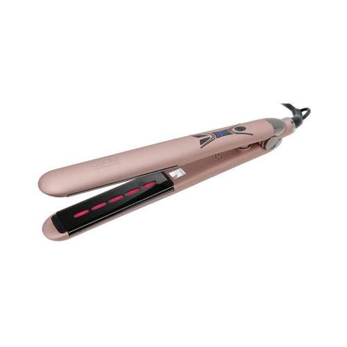 Plaukų tiesintuvas „OSOM Professional“, Rose Gold OSOM897RG rožinės spalvos, su infraraudonaisiais spinduliais, 230C, 50W