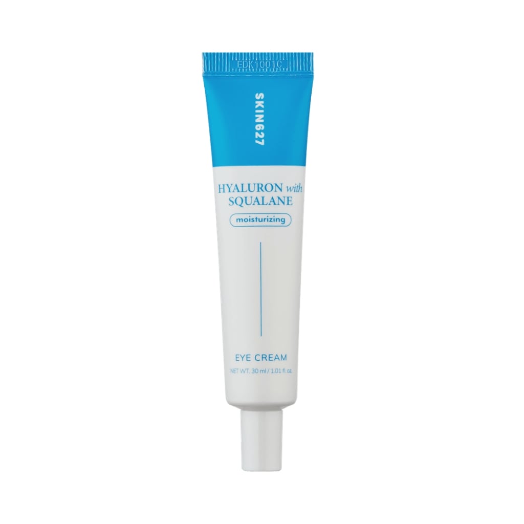 SKIN627 drėkinamasis paakių kremas su hialuronu ir skvalanu, 30ml