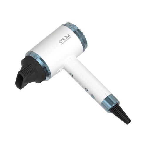 OSOM Professional plaukų džiovintuvas White Hair Dryer OSOM6800WHHD, baltos spalvos, 1800W (2)-min OSOM Professional plaukų džiovintuvas White Hair Dryer OSOM6800WHHD, baltos spalvos, 1800W