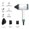 OSOM Professional plaukų džiovintuvas White Hair Dryer OSOM6800WHHD, baltos spalvos, 1800W (4)-min OSOM Professional plaukų džiovintuvas White Hair Dryer OSOM6800WHHD, baltos spalvos, 1800W