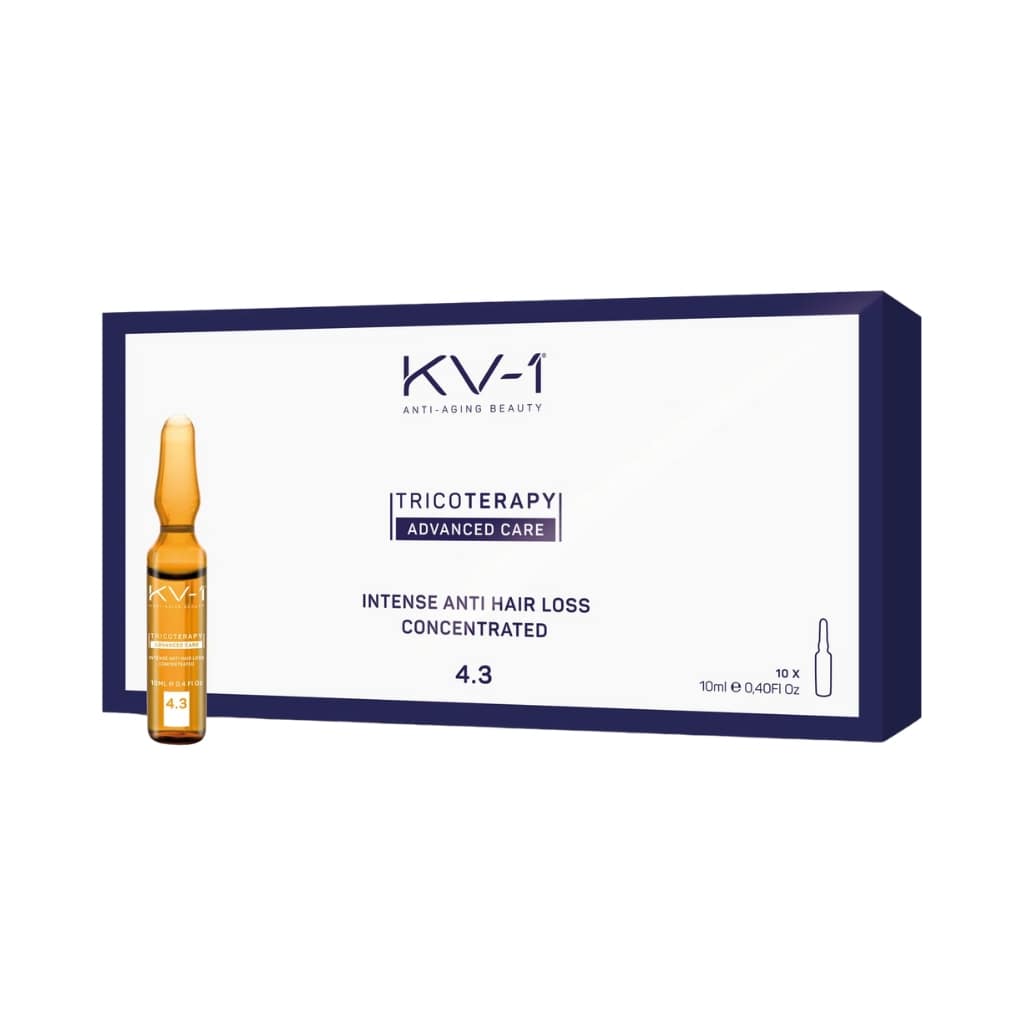 KV-1 ampulės nuo plaukų slinkimo su placenta TRICOTERAPY 4.3, 10x10ml-min KV-1 ampulės nuo plaukų slinkimo su placenta TRICOTERAPY 4.3, 10x10ml