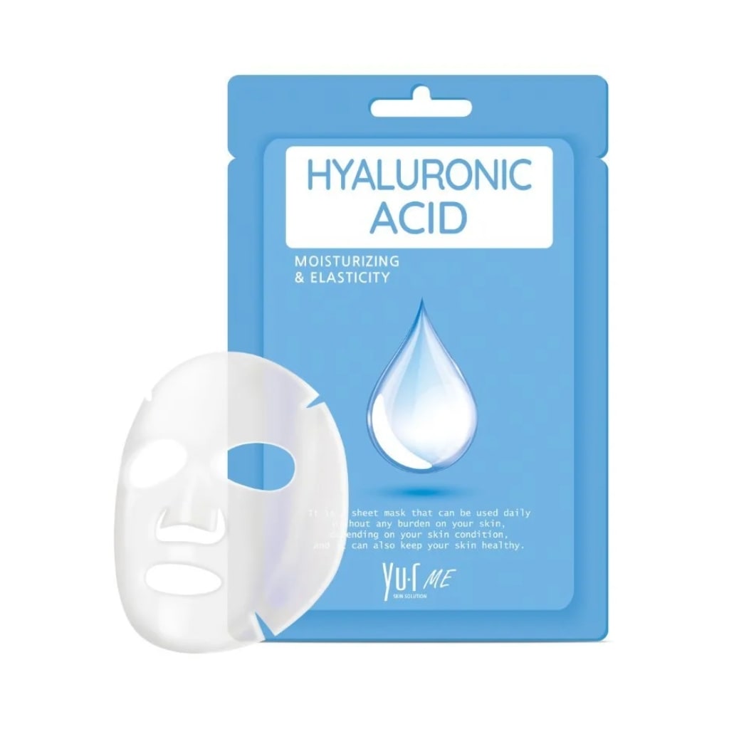 YU.R Me lakštinė veido kaukė su hialurono rūgštimi Hyaluronic Sheet Mask, 1vnt-min YU.R Me lakštinė veido kaukė su hialurono rūgštimi Hyaluronic Sheet Mask, 1vnt.