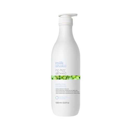 Milk Shake kondicionierius šiauštis linkusiems plaukams NO FRIZZ ALLOWED PERFECTING CONDITIONER, 1000ml-min Milk Shake kondicionierius šiauštis linkusiems plaukams NO FRIZZ ALLOWED PERFECTING CONDITIONER, 1000ml