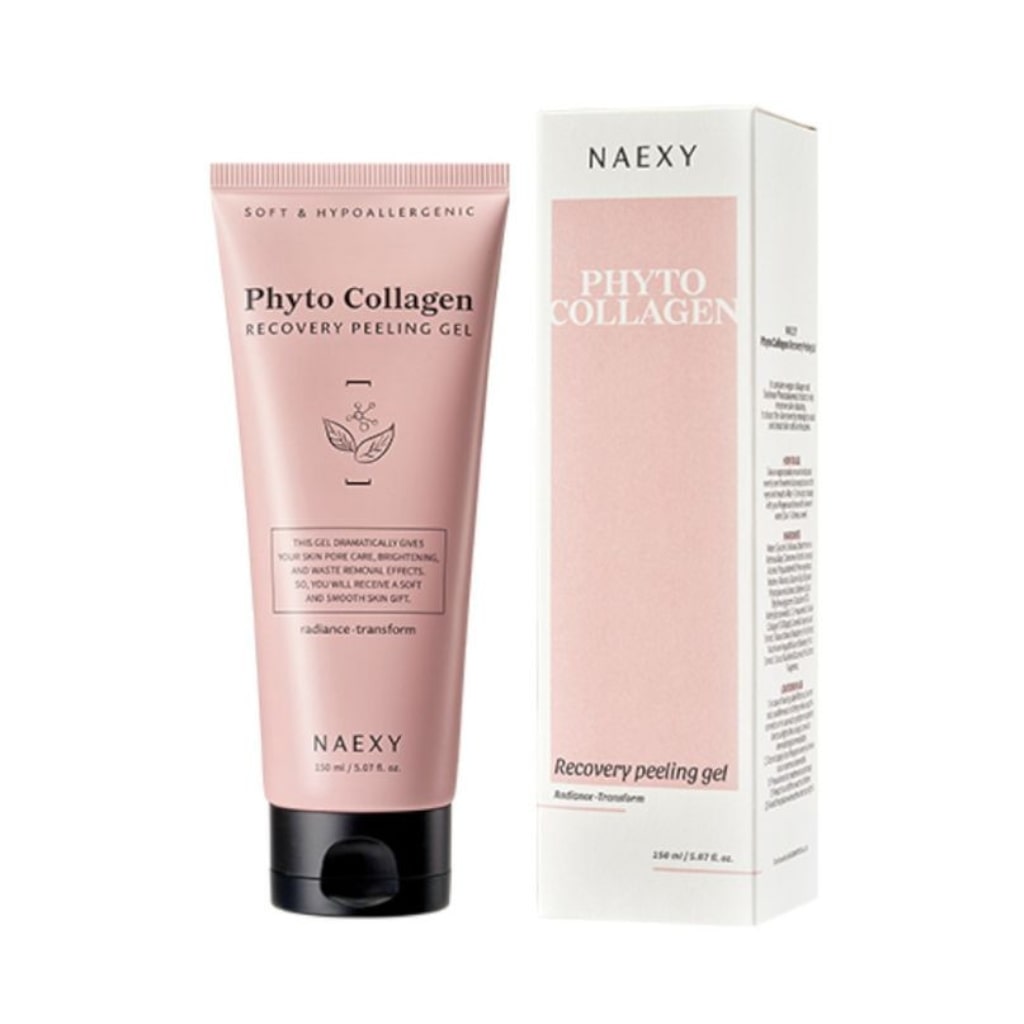 NAEXY atstatomasis gelinis veido šveitiklis Phyto Collagen, 150ml-min NAEXY atstatomasis gelinis veido šveitiklis Phyto Collagen, 150ml