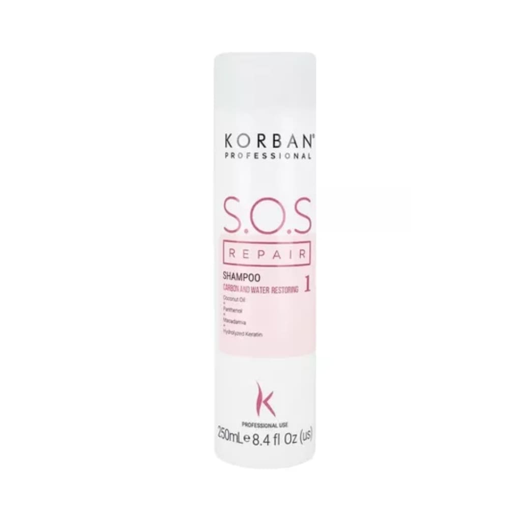 Korban atstatomasis plaukų šampūnas S.O.S Repair, 250ml-min Korban atstatomasis plaukų šampūnas S.O.S Repair, 250ml
