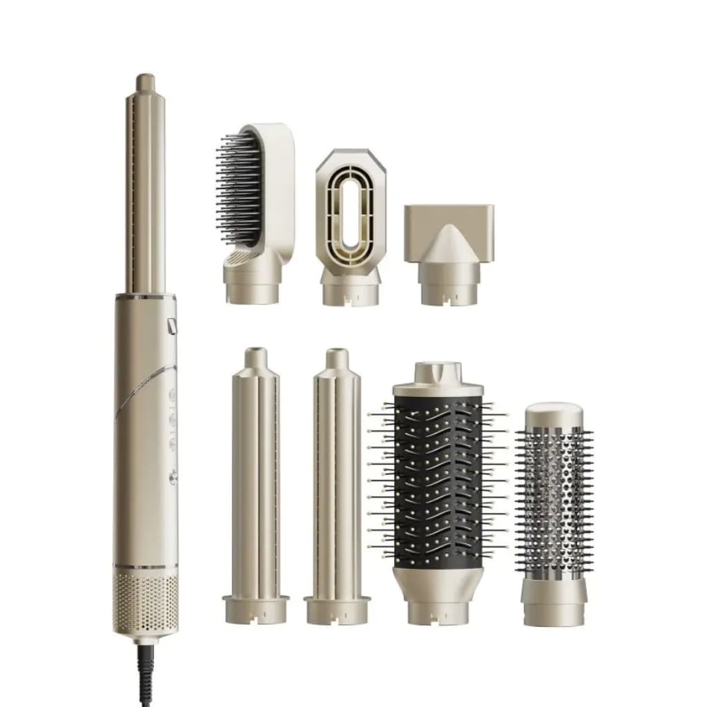 OSOM Professional plaukų džiovintuvas-formuotuvas AXEL Multi Styler OSOMPAXELCH, šampaninės spalvos, 1200W-min OSOM Professional plaukų džiovintuvas-formuotuvas AXEL Multi Styler OSOMPAXELCH, šampaninės spalvos, 7 antgaliai, 1200W