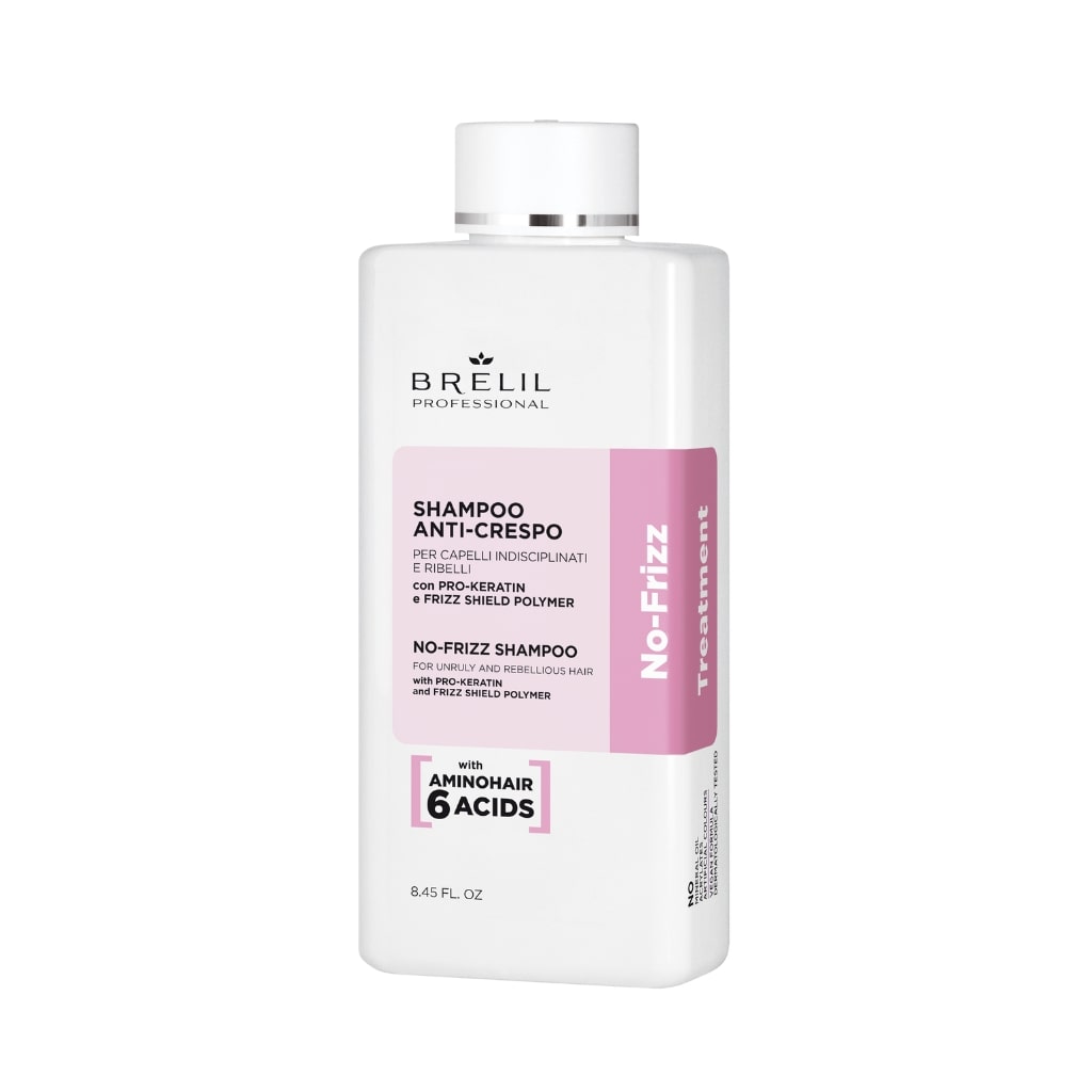 BRELIL plaukų šampūnas nuo plaukų šiaušimosi ANTI-CRESPO NO-FRIZZ TREATMENT, 250ml-min BRELIL plaukų šampūnas nuo plaukų šiaušimosi ANTI-CRESPO NO-FRIZZ TREATMENT, 250ml