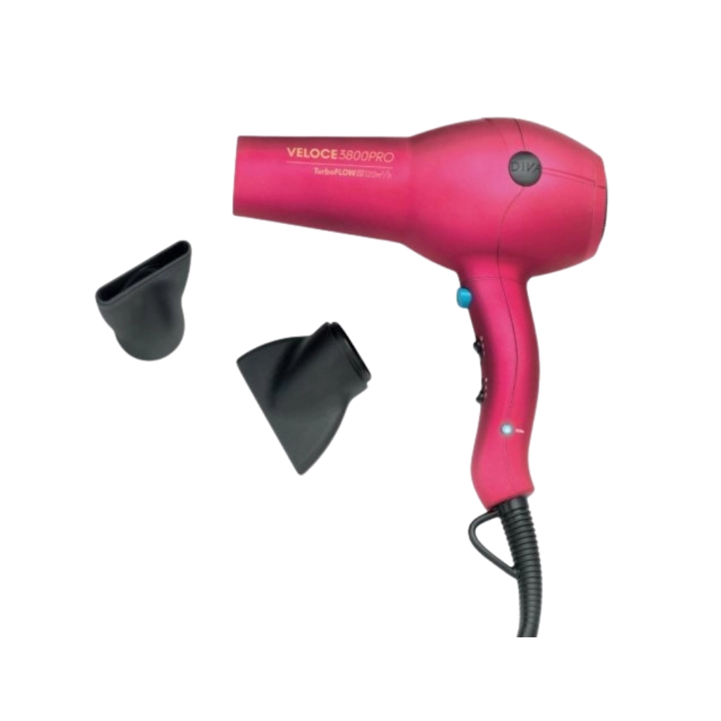 Diva Pro Styling plaukų džiovintuvas Veloce 3800 Pro, Pink Diva Pro Styling plaukų džiovintuvas Veloce 3800 Pro, Pink
