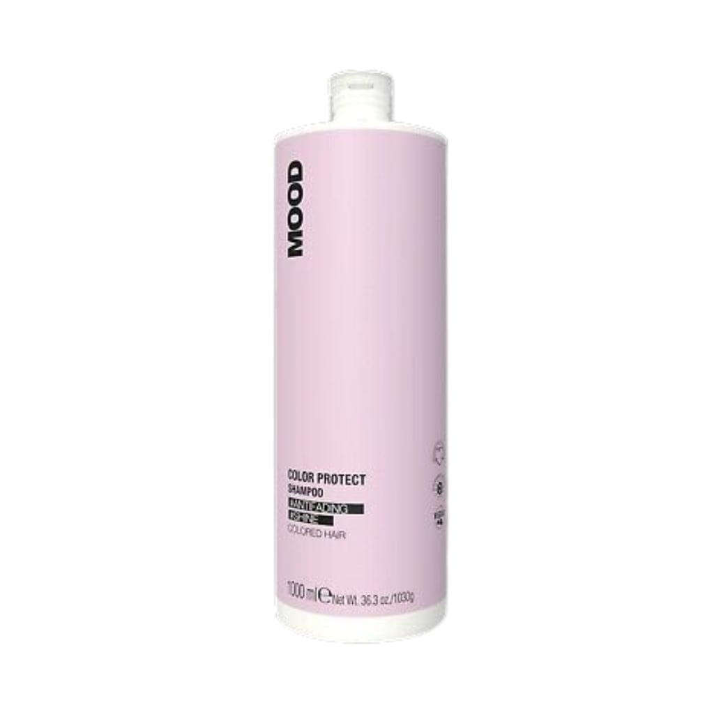MOOD COLOR PROTECT šampūnas dažytiems, pažeistiems plaukams, 1000ml