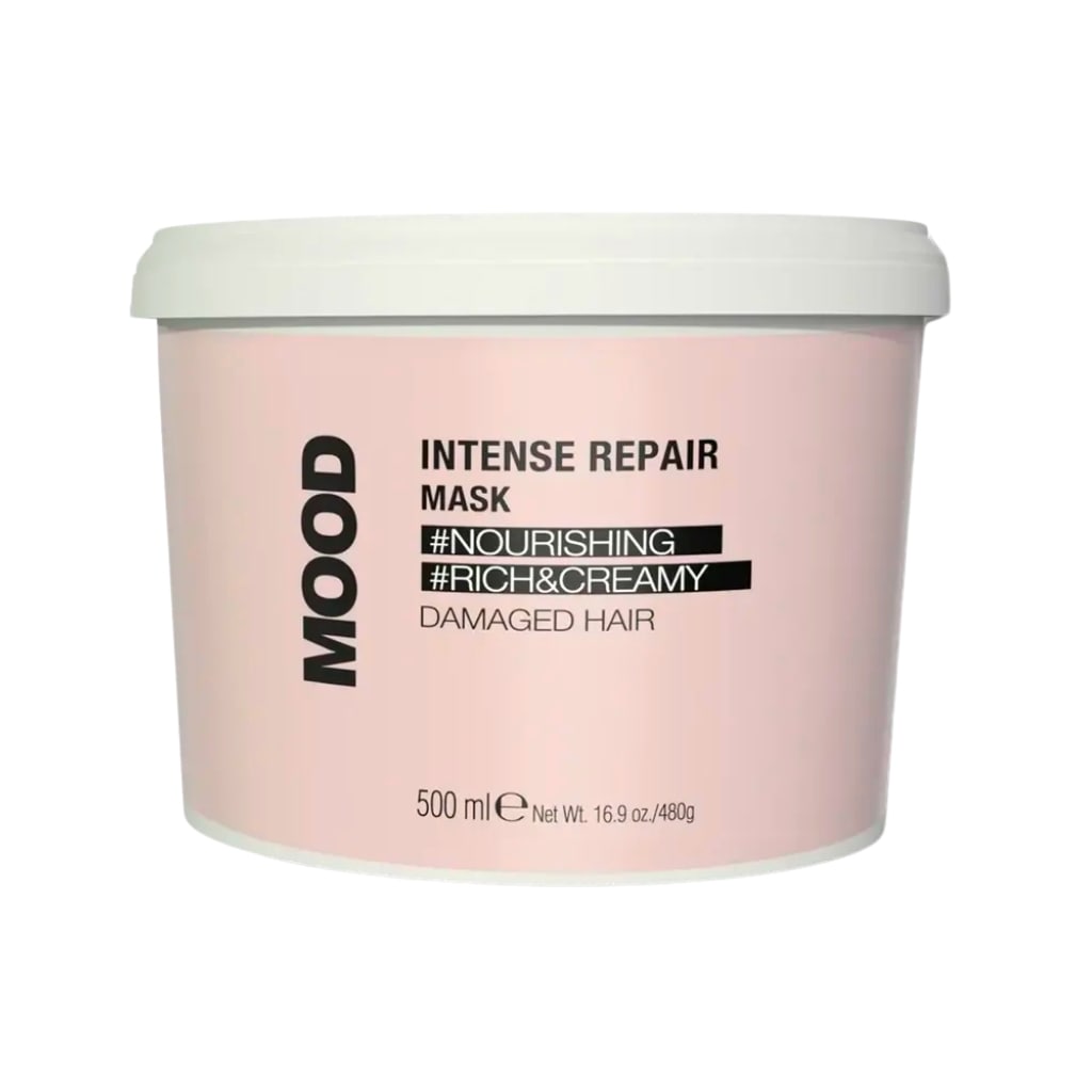 MOOD INTENSE REPAIR kaukė pažeistų plaukų priežiūrai, 500ml
