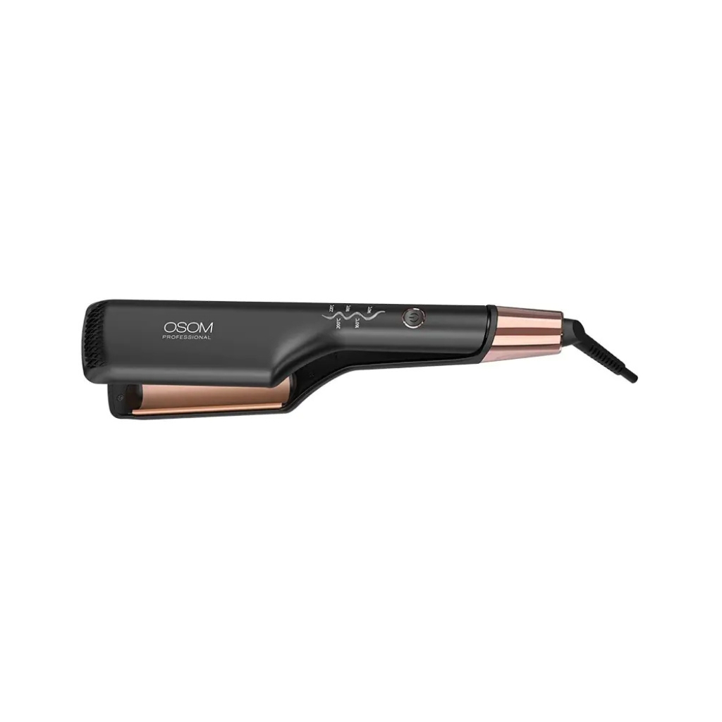 Plaukų formavimo žnyplės Double Barrel Waver Iron OSOMP8702, plokštelės bangos diametras 25 mm (6) OSOM Professional plaukų formavimo žnyplės Double Barrel Waver Iron OSOMP8702, plokštelės bangos diametras 25 mm