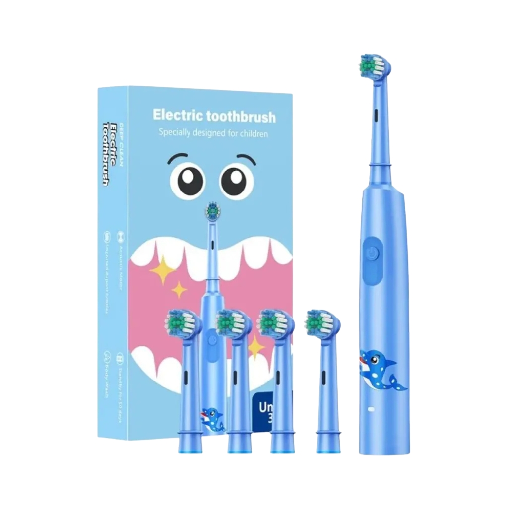 Vaikiškas elektrinis dantų šepetėlis OSOM Oral Care Kids Electric Toothbrush SC2002BLUE, mėlynos spalvos Vaikiškas elektrinis dantų šepetėlis OSOM Oral Care Kids Electric Toothbrush SC2002BLUE, mėlynos spalvos