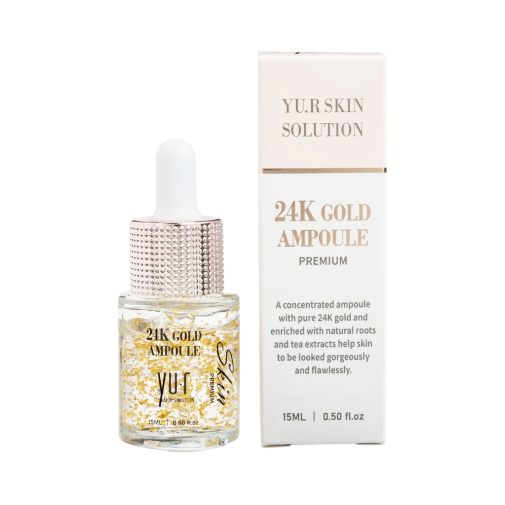 YU.R Skin Solution veido serumas su 24K auksu, 24K Gold Ampoule 15ml YU.R Skin Solution veido serumas su 24K auksu, 24K Gold Ampoule, 15ml