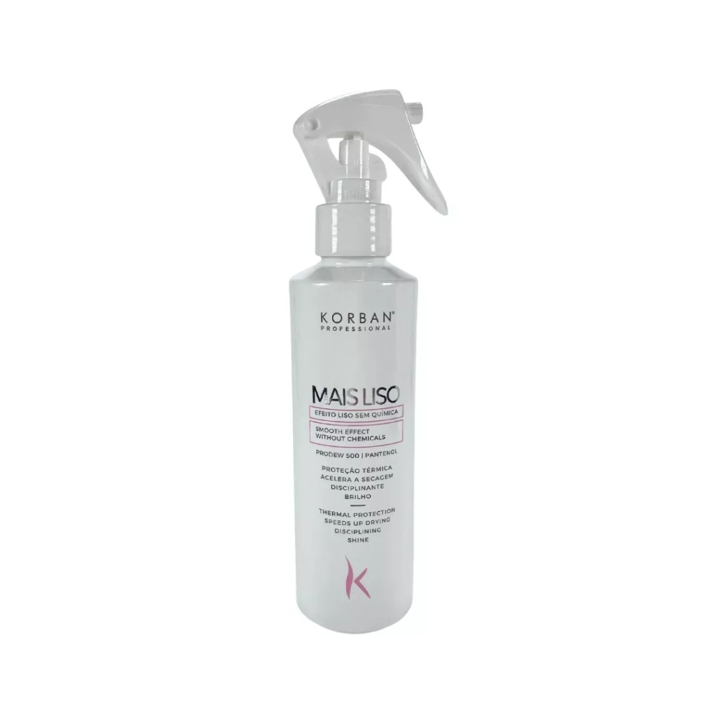 Korban Finisher Mais Liso tiesinamasis plaukų fluidas, 190 ml