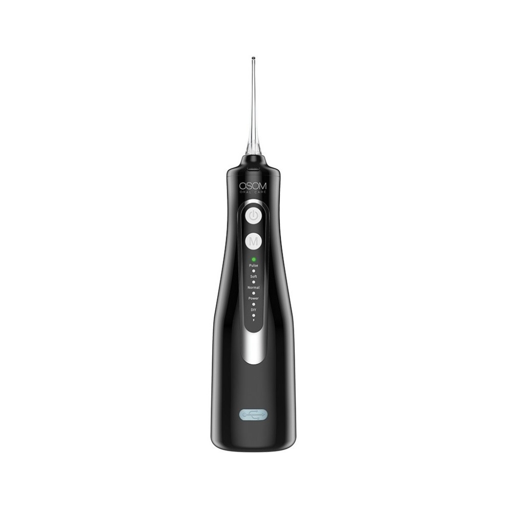 Burnos irigatorius OSOM Oral Care Oral Irrigator OSOMORAL149BL, juodas (2) Burnos irigatorius OSOM Oral Care Oral Irrigator OSOMORAL149BL, juodas