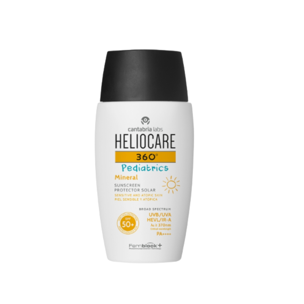 HELIOCARE 360º priemonė su mineralais ir filtrais vaikams ir kūdikiams pediatrics SPF50+, 50ml
