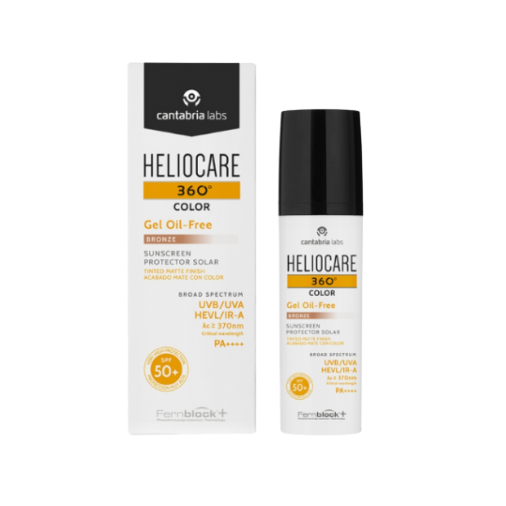 HELIOCARE 360º apsauginis gelis color oil-free SPF50+ bronze, 50ml