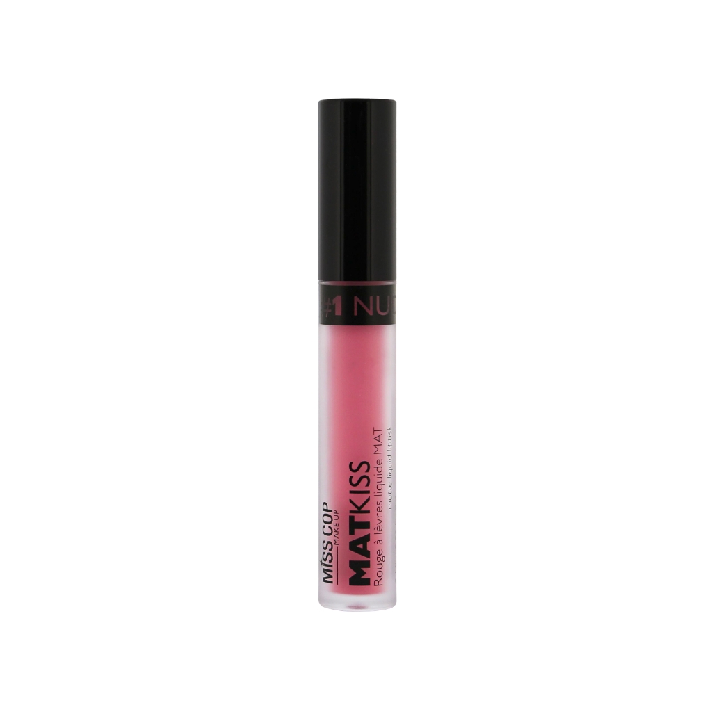 Miss Cop skysti lūpų dažai Liquide Mat Kiss 01 - Nude Miss Cop skysti lūpų dažai Liquide Mat Kiss 01 - Nude, 2ml