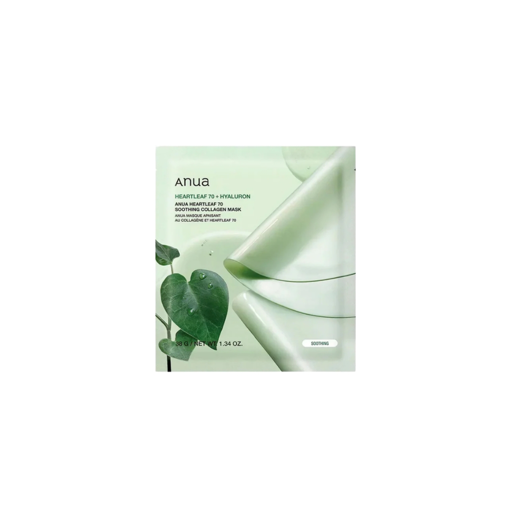 Anua veido kaukė Heartleaf 70 Soothing Collagen Mask Anua veido kaukė Heartleaf 70 Soothing Collagen Mask