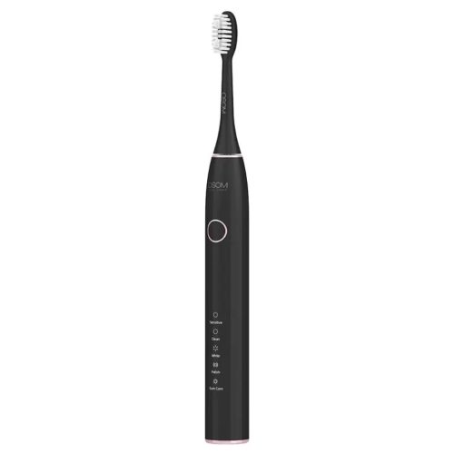 OSOM Oral Care Sonic Electric Įkraunamas, elektrinis, garsinis dantų šepetėlis Toothbrush Black OSOMORALV10BL, juodos spalvos (2) OSOM Oral Care Sonic Electric Įkraunamas, elektrinis, garsinis dantų šepetėlis Toothbrush Black OSOMORALV10BL, juodos spalvos