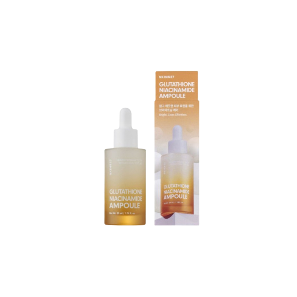 SKIN627 ampulė-serumas veidui šviesinamasis Glutathione Niacinamide, 34 ml
