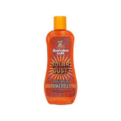 Australian Gold įdegio gelis su blizgesiu Gold Dark Tanning Power Gel SOLAR DUST, 237ml Australian Gold įdegio gelis su blizgesiu Gold Dark Tanning Power Gel SOLAR DUST, 237ml