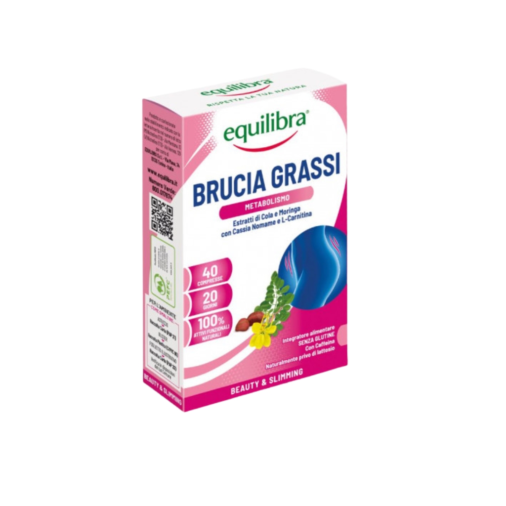 EQUILIBRA maisto papildas Svorio kontrolei Brucia Grassi, 40 tablečių